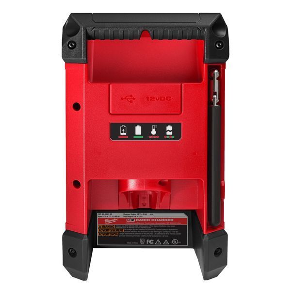 Радіоприймач із зарядним пристроєм MILWAUKEE, M12 RCDAB+ 4933472114 фото