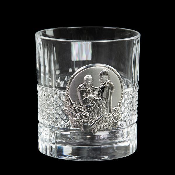 Набір келихів для віскі Козаки Boss Crystal, 6 келихів, срібло, кришталь B6KOZ1XS фото