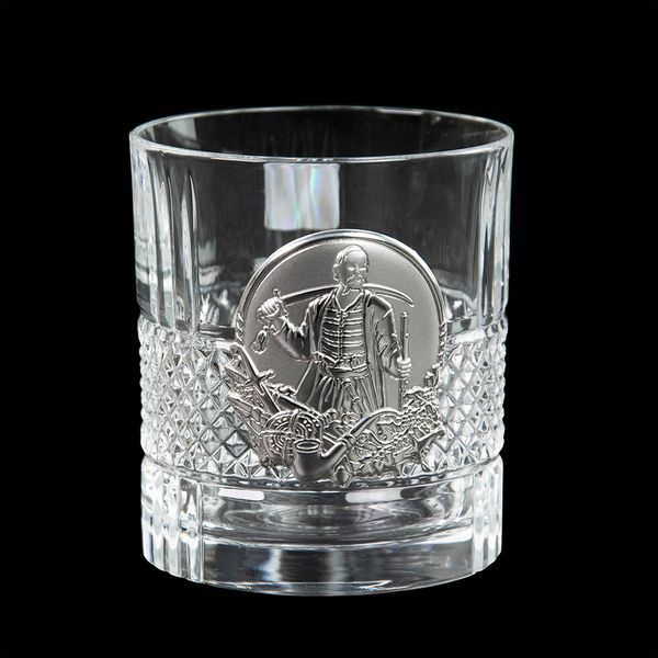 Набір келихів для віскі Козаки Boss Crystal, 6 келихів, срібло, кришталь B6KOZ1XS фото