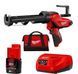 Пістолет клейовий MILWAUKEE M12 PCG/310C-201B 4933441655 (+ заряд. пристрій, 1 акум., в сумці для інструментів) 4933441655 фото 2