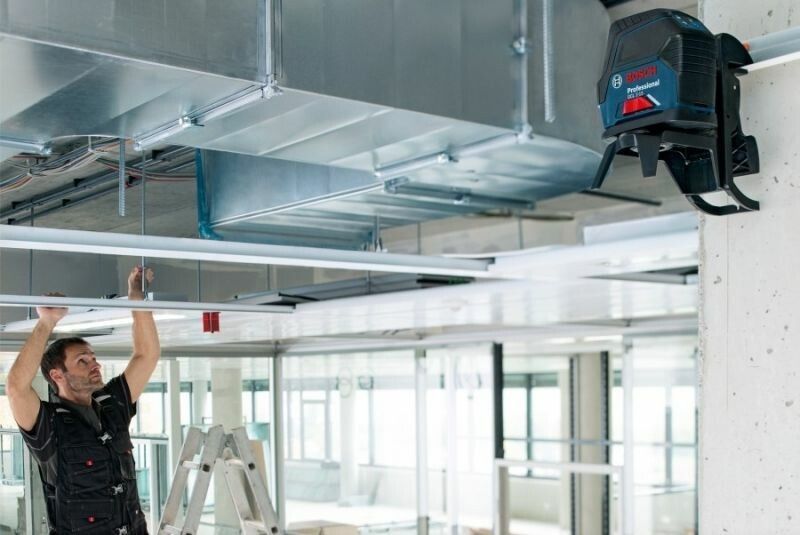 Лазерний нівелір Bosch GCL 2-15 + RM1 + кейс (0601066E02) 0601066E02 фото