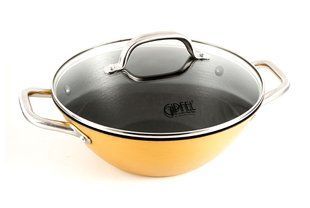 GIPFEL Каструля з скляною кришкою SELECT ORANGE 26см/3л 2145 GIPFEL 2145 фото