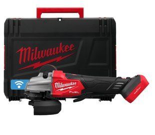 Кутова шліфувальна машина акумуляторна MILWAUKEE, M18 FSAGSVO125X-0X, діаметр 125 мм (+ рукоятка, зах. кожух, 2 зах. екран, HD к 4933493552 фото