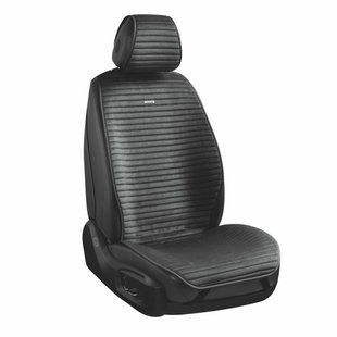 Преміум накидки для передніх сидінь CarLife Sport, black 2шт SC10102 фото