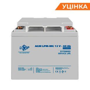 Розпродаж (3874) Акумулятор мультигелевий AGM LPM-MG 12V - 40 Ah 09/2023 LP38847 фото