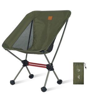 Стілець складаний ультралегкий Naturehike Stellaluna L01 CNK2350JJ017, алюміній, оливковий 6976507669849 фото