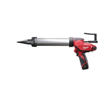 Клейовий пістолет MILWAUKEE M12 PCG/400A-201B (Li-Ion 2Ач) 4933441665 (+ заряд.пристрій, 1 акум., алюм. Труба, в сумці для інстр 4933441665 фото