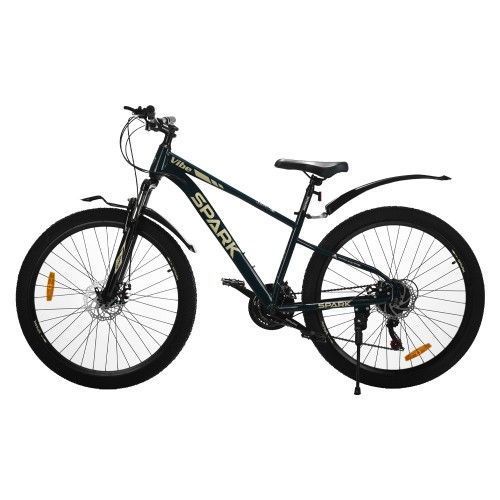 Велосипед SPARK VIBE (колеса - 27,5, сталева рама - 15) темно-зелений 000239241 фото
