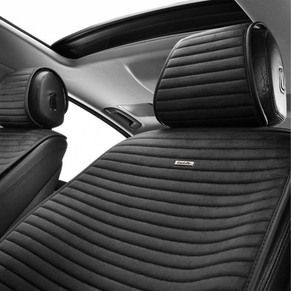 Преміум накидки для передніх сидінь CarLife Sport, black 2шт SC10102 фото