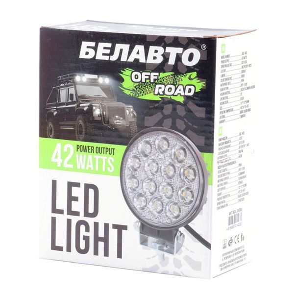 Автолампа світлодіодна Belauto Epistar Flood LED (14*3w) BOL1403F фото