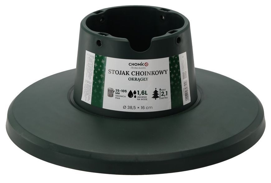 Підставка для ялинки Chomik, &Oslash; стовбура 3,5-10,5 см, пластик, форма кругла 5900779897519 фото