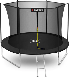 Батут OUTTEC Inside Net з внутрішньою сіткою 12 футів 374 см чорний V312184 фото