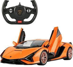 Машинка Rastar Lamborghini Sian (97760) на радіокеруванні. 1:14. Помаранчевий 454.00.15 фото