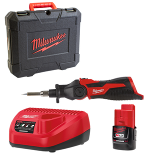 Акумуляторний паяльник MILWAUKEE M12 SI-201C 4933459761 (+1 акумулятори, зарядний пристрій, кейс) 4933459761 фото