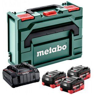 Базовий комплект Metabo LiHD 18 В 5,5 Ah, 3 шт, з/п ASC 145, в MetaBOX 145 685069000 фото