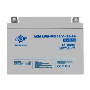 Акумулятор мультигелевий LPM-MG 12V - 26 Ah LP6557 фото