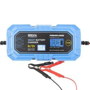 Зарядний пристрій АКБ Brevia Power1000 6V/12V 10A 21000EP фото