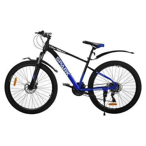 Велосипед SPARK VIBE (колеса - 27,5, сталева рама - 17) чорний з синім 000239244 фото