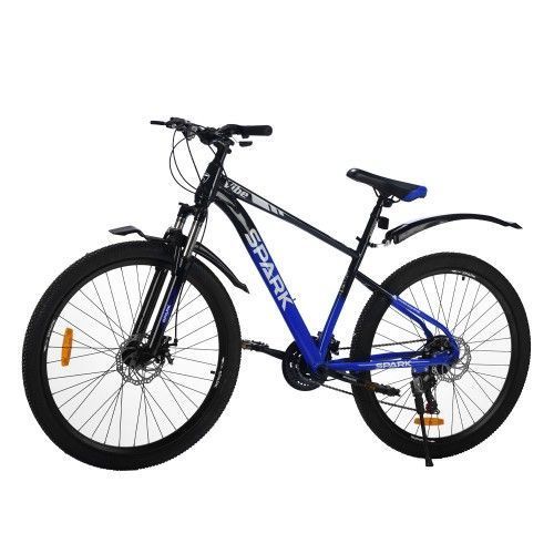 Велосипед SPARK VIBE (колеса - 27,5, сталева рама - 17) чорний з синім 000239244 фото