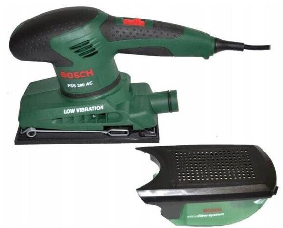 Вібраційна шліфувальна машина Bosch PSS 200 AC (0603340100) 0603340100 фото