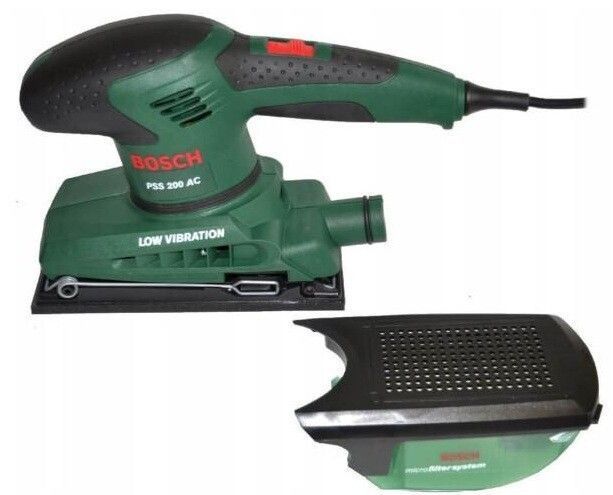 Вібраційна шліфувальна машина Bosch PSS 200 AC (0603340100) 0603340100 фото