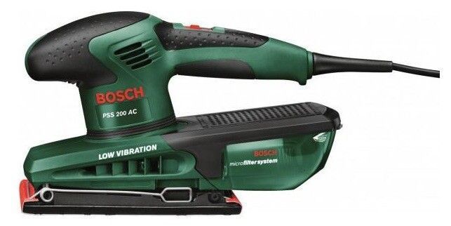 Вібраційна шліфувальна машина Bosch PSS 200 AC (0603340100) 0603340100 фото
