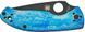 Ніж Spyderco Tenacious Black Blade D2 Titanium Blue 87.16.89 фото 3