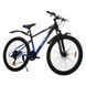 Велосипед SPARK VIBE (колеса - 27,5, сталева рама - 17) чорний з синім 000239244 фото 2