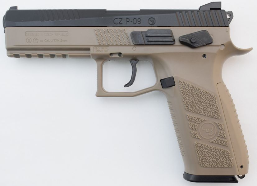Пістолет пневматичний ASG CZ P-09 Pellet DT-FDE Blowback, 4,5 мм 2370.28.77 фото
