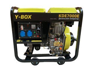 Генератор дизель KDE7000E 4.5/5.0KW однофазний, 220V (двигун 186FE) YBX GN-043 фото