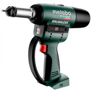 Акумуляторний заклепувальний пістолет для різьбових заклепок Metabo NMP 18 LTX BL M10, без акб і з/п, у картонній коробці 601788850 фото