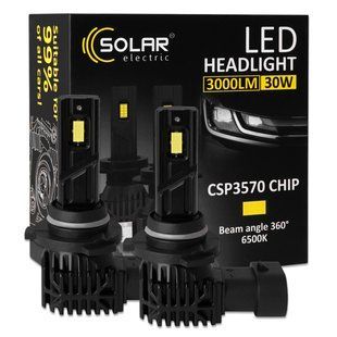 Автолампа Solar LED HB3(9005) 12/24V 30W 3000Lm 6500K CSP3570 2шт 8405S2 фото
