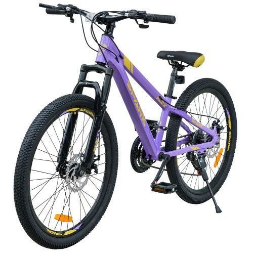Велосипед SPARK FLEX (колеса - 24, алюмінієва рама - 11) бузковий 000238391 фото