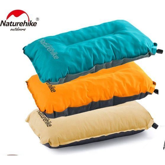 Подушка самонадувна Naturehike Sponge automatic NH17A001-L, жовта 6927595777404 фото