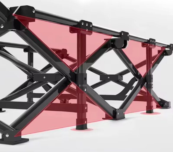 Туристична похідна розкладачка з Mesh-матрацом LEOBRO Black (LB-CC-L1-BLK) LB-CC-L1-BLK фото