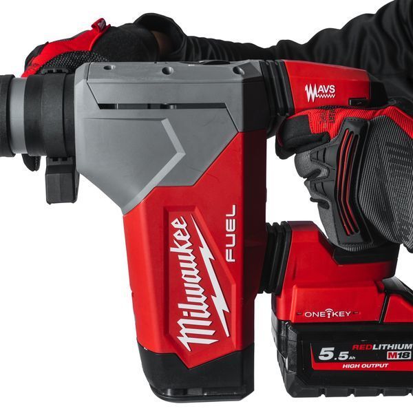 Перфоратор акумуляторний безщітковий SDS-PLUS MILWAUKEE, M18 ONEFHP-0X, 5Дж (каркас, HDкейс) 4933478884 фото