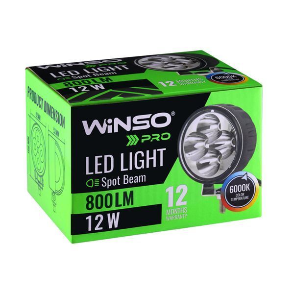 Фара світлодіодна Winso Pro EPISTAR точковий 10-30V, 12W (4x3W), 1шт 780120 фото