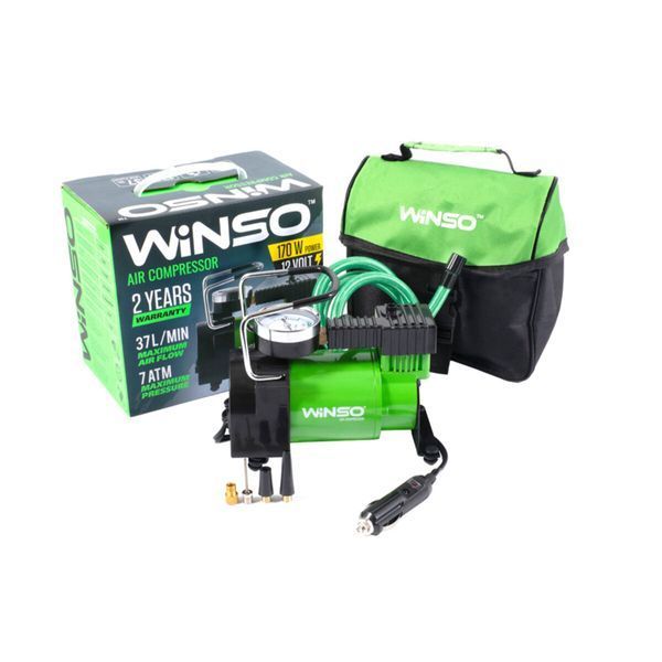 Компресор автомобільний Winso 7 Атм 37 л/хв 170 Вт 122000 фото