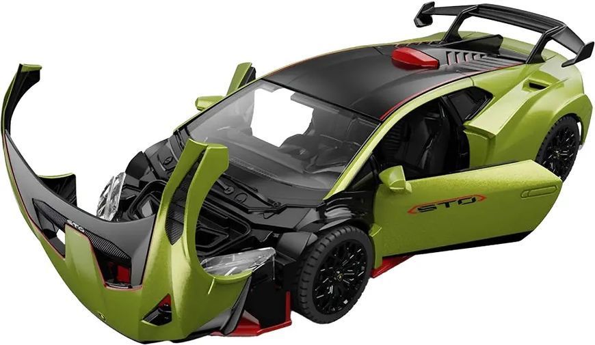 Машинка Rastar Lamborghini Huracan STO 1:32 Зелений 454.01.19 фото