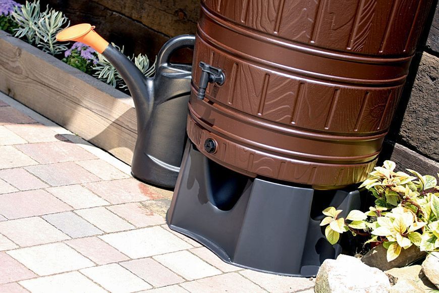 Підставка для ємності збору води Prosperplast Basecan, чорна, діаметр 51,2 см 5905197195995 фото