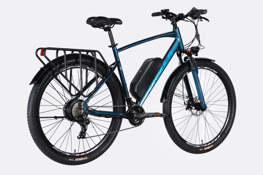 Велосипед з електроприводом 29 AL Formula eCURSOR MAN DD CS рама-21 48B 13А*г 500Вт темно-синій 2026 ELB-FR-29-245 фото
