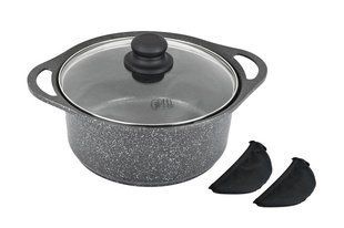 GIPFEL Каструля із скляною кришкою ZENIT 22x10,8 см /3,4 л 0509 GIPFEL 0509 фото