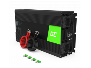 Мобільний інвертор Green Cell 12V 230V 1500W/3000W (INV22) Чистий синус INV22 фото