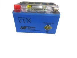 Акумулятор гелевий YTX7A-BS 7АH 150*87*94 мм синій, З ДИСПЛЕЄМ TTG - OUTDO AKK-054 фото