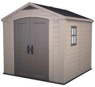 Садовий пластиковий будиночок KETER FACTOR 8x8 7290103664954 фото
