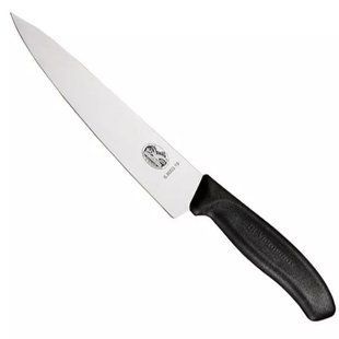 Кухонний ніж обробний Victorinox Swiss Classic Carving 19 см Чорний (6.8003.19) 6.8003.19 фото