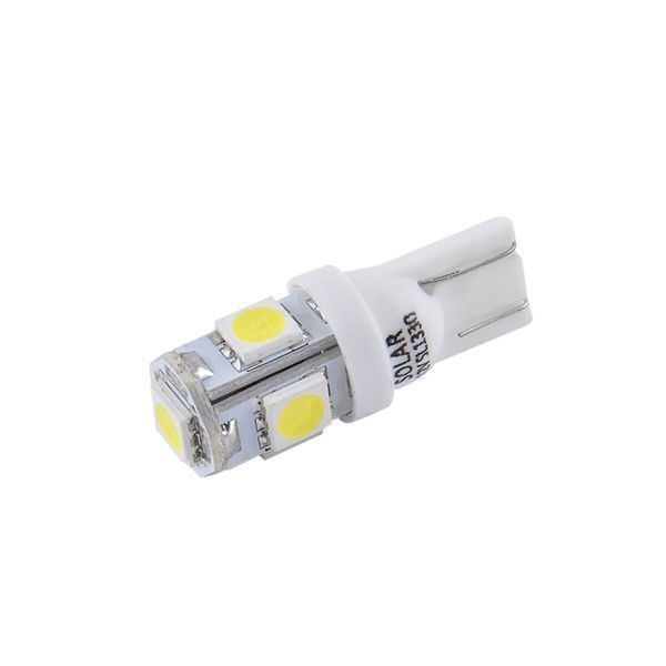 LED автолампа Solar 12V T10 W2.1x9.5d 5SMD white, 2шт SL1330 SL1330 фото