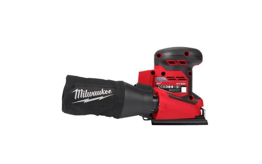 Машина шліфувальна вібраційна акумуляторна MILWAUKEE, M18 BQSS-0, 113х104мм 4933479966 фото