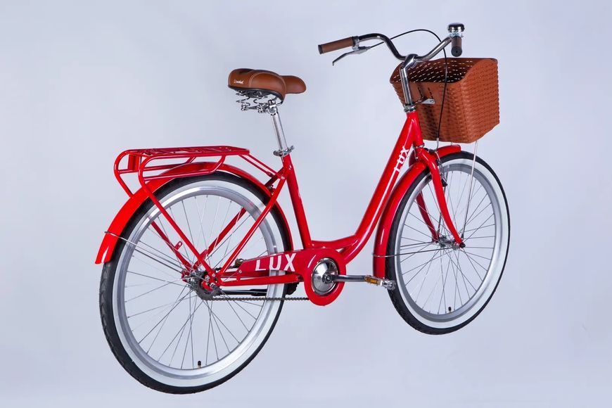 Велосипед уцінений ST 26 Dorozhnik LUX Velosteel рама-17 червоний 2026 STK-D-26-493 фото