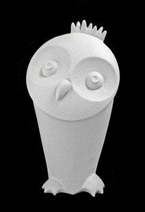 Статуетка N85/A Сова 25 см, білий. 5528904225789WHITE фото